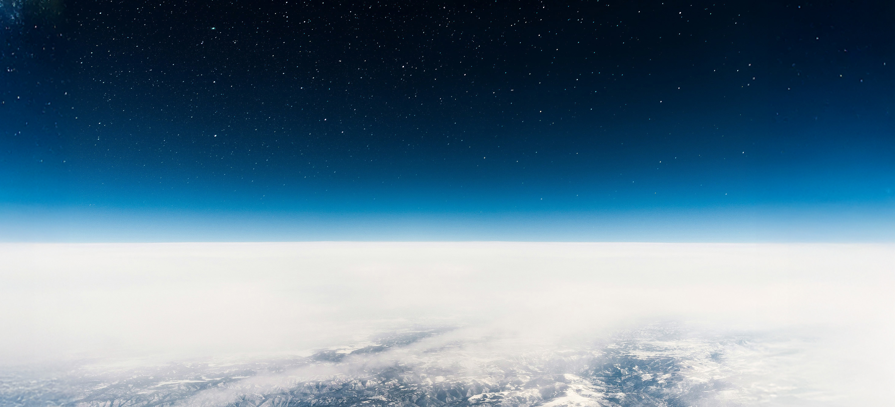 Vue de la Terre dans l’espace extra-atmosphérique