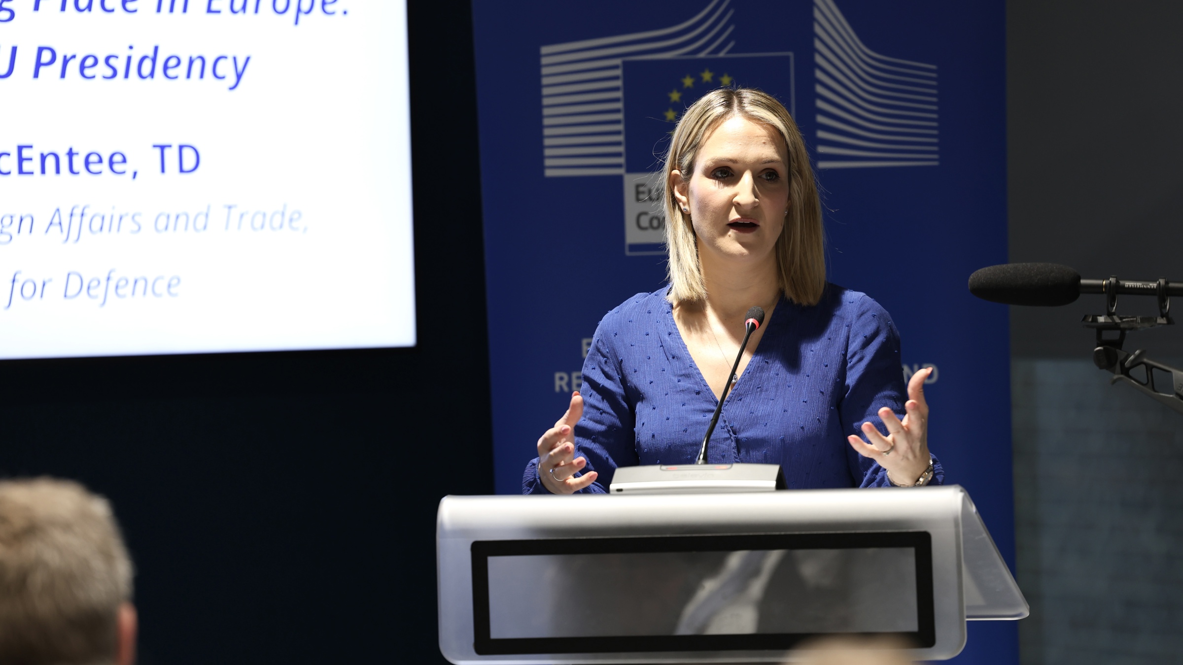 Woman doing a presentation